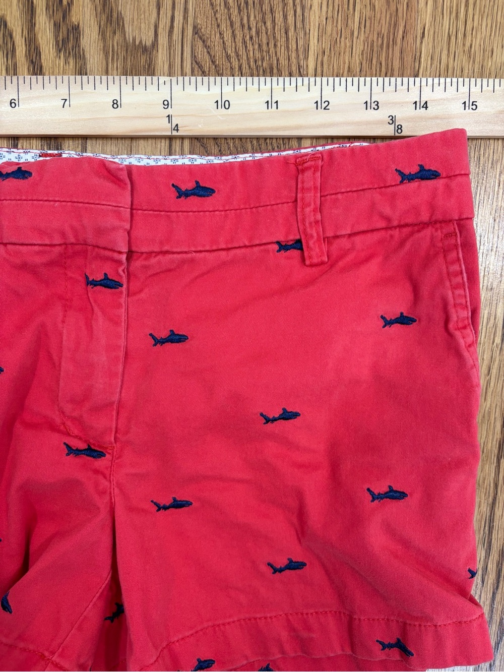 British Khaki 3.5" Cotton Shark Shorts (2) - Picture 4 of 8